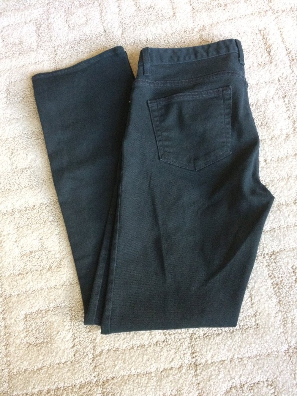 GAP Boot Cut Black Denim Jeans Size 12 Long